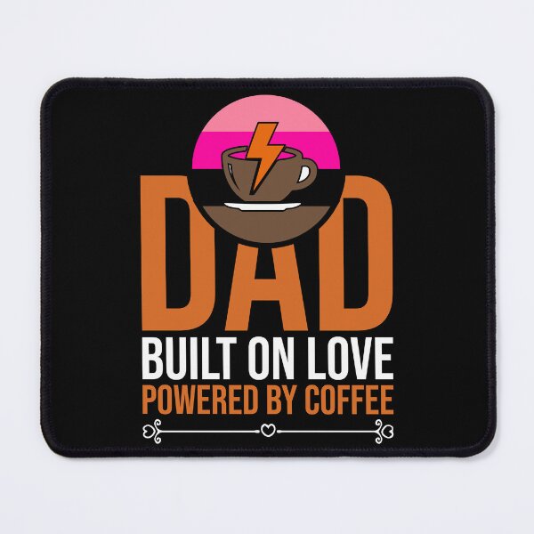 Item preview, Dad Built On Love Powered By Coffee designed and sold by VibeForgeCo24.