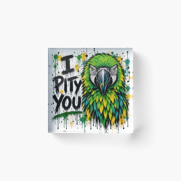 Item preview, Colorful Macaw Parrot – Vibrant Tropical Bird Splash Art designed and sold by SidneiSampaioStudio.