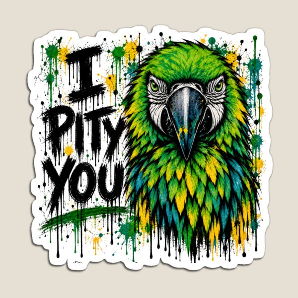 Item preview, Colorful Macaw Parrot – Vibrant Tropical Bird Splash Art designed and sold by SidneiSampaioStudio.