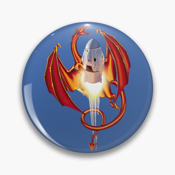 Item preview, Crew Dragon Launch Illustration, 2022 designed and sold by Exhumed Archives.