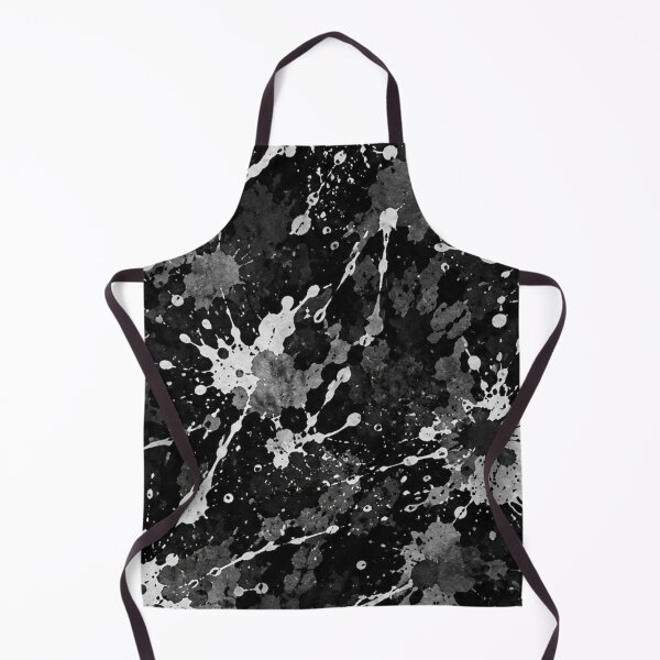 Item preview, Monochrome Splatter Action Abstract Art designed and sold by THE SPLATTERED HAUS BY SAGE BANKS.