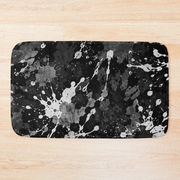 Item preview, Monochrome Splatter Action Abstract Art designed and sold by THE SPLATTERED HAUS BY SAGE BANKS.