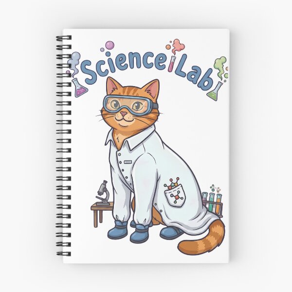 Item preview, Cute Science Cat in Lab Coat and Goggles designed and sold by Retro Whiskers.