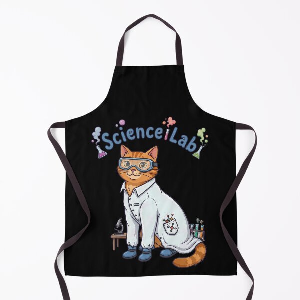 Item preview, Cute Science Cat in Lab Coat and Goggles designed and sold by Retro Whiskers.