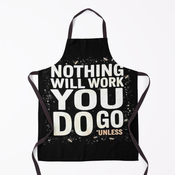 Item preview, Nothing Will Work Unless You Do Motivational Typography Art designed and sold by Mr besho.