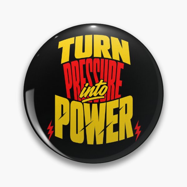 Item preview, Turn Pressure Into Power Motivational Quote designed and sold by the-dovlat.