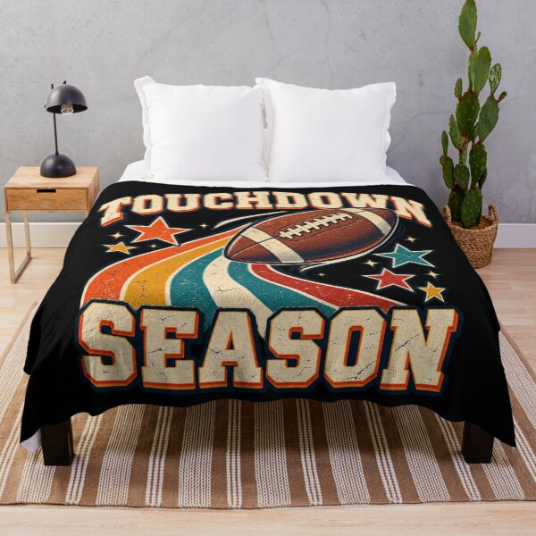 Item preview, Retro Touchdown Season Football designed and sold by Side Quest Co..