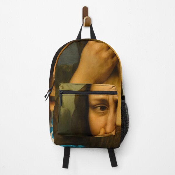 Item preview, Mona Lisa Funny Bathroom Toilet Portrait designed and sold by ARTAFACT.