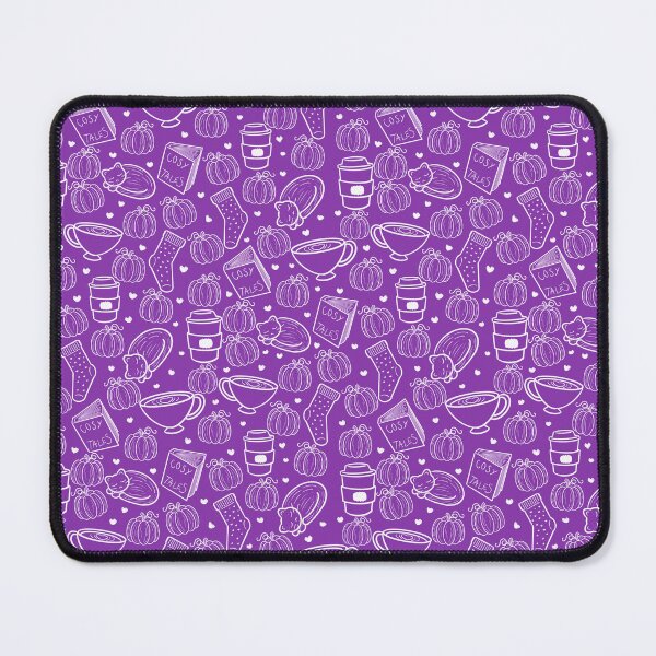Item preview, Purple Autumnal Fall Cozy Print Pumpkin Spooky Season designed and sold by ClarissaDoodles.