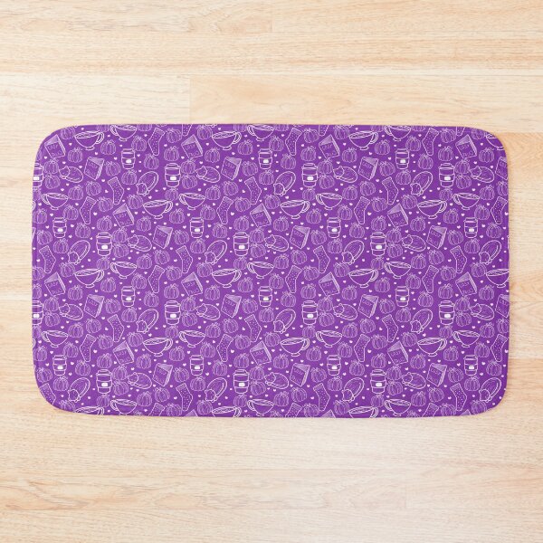 Item preview, Purple Autumnal Fall Cozy Print Pumpkin Spooky Season designed and sold by ClarissaDoodles.