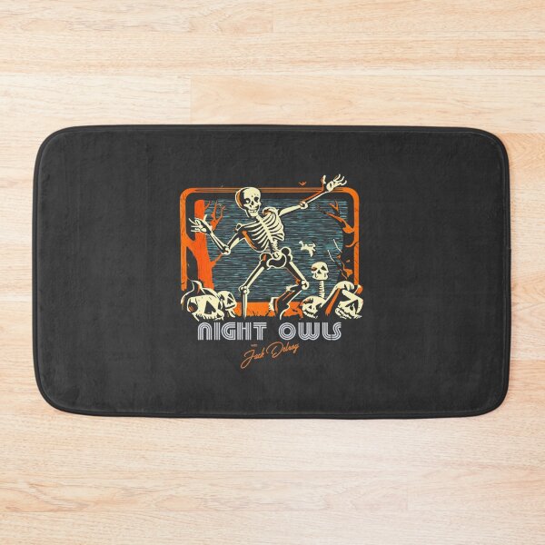 Item preview, Night Owls with Jack Delroy Halloween Station Break Vintage Radio Broadcast Design designed and sold by Dayzky.