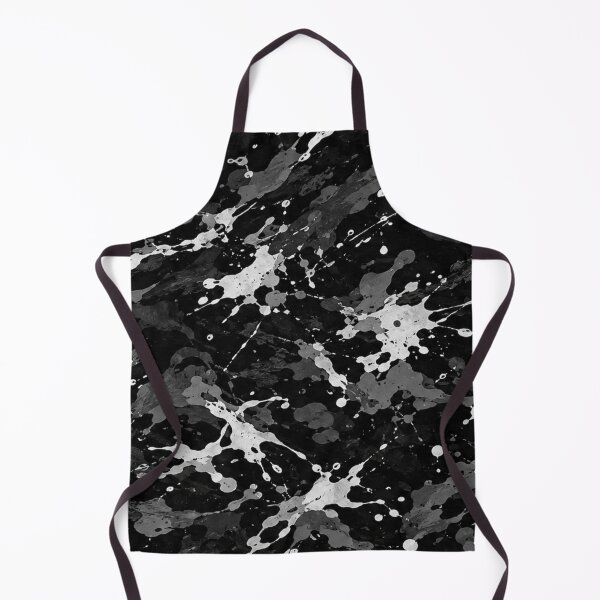 Item preview, Monochrome Splatter Action Abstract Art designed and sold by THE SPLATTERED HAUS BY SAGE BANKS.