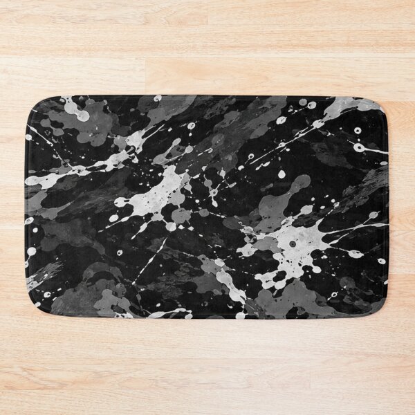 Item preview, Monochrome Splatter Action Abstract Art designed and sold by THE SPLATTERED HAUS BY SAGE BANKS.