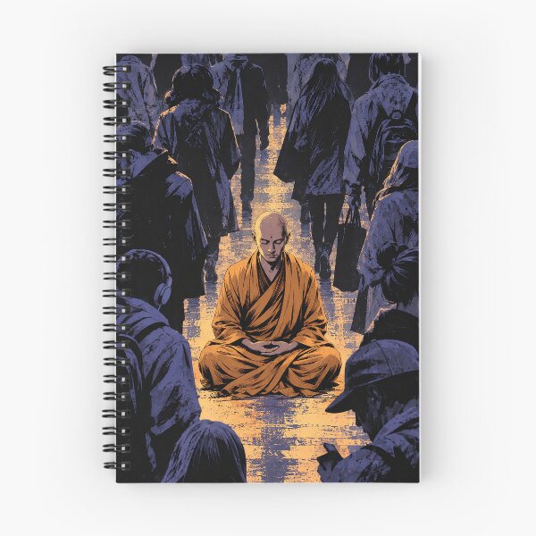 Item preview, The Center Within – Monk Meditation designed and sold by SacredLensV.