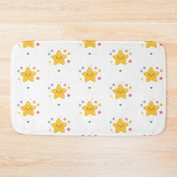 Item preview, Cute Smiling Yellow Star Pastel Rainbow Sparkles Aesthetic designed and sold by Rehnair.