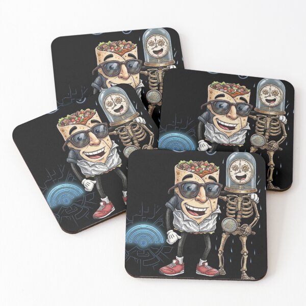 Item preview, Burrito & Clockwork Skeleton designed and sold by StrangeSquadCo.