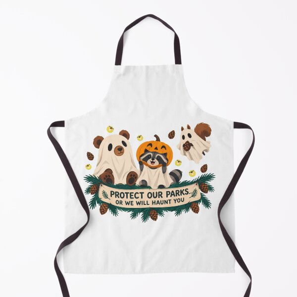 Item preview, Forest Ghost Spooky Animal Banner Halloween Camper designed and sold by chattsuede.