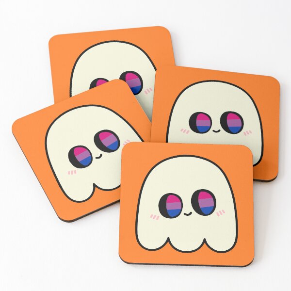 Artikelvorschau, Boo-Bi – Kawaii Bisexual Pride Halloween Geist entworfen und verkauft von Cannaxes Studio.