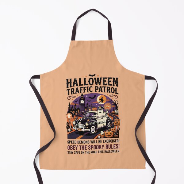 Item preview, Obey the spooky rules!  - Halloween Traffic Patrol - Halloween for policemen designed and sold by ParadoxParadox.