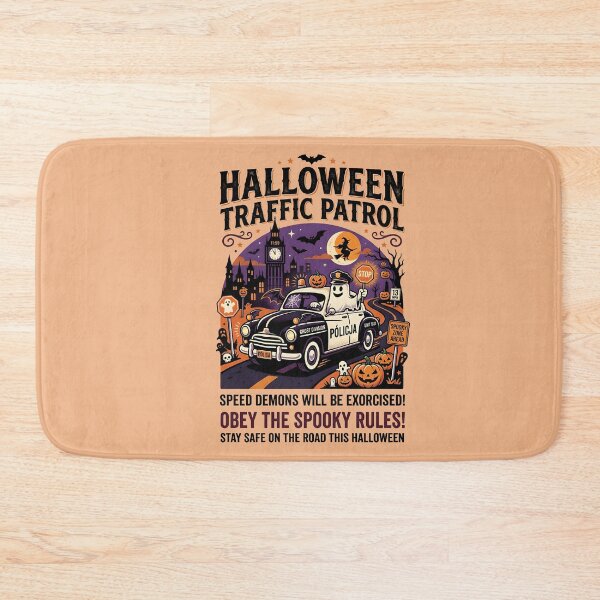 Item preview, Obey the spooky rules!  - Halloween Traffic Patrol - Halloween for policemen designed and sold by ParadoxParadox.