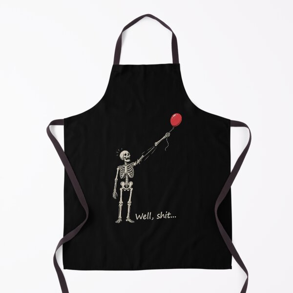 Item preview, Skeleton Lost Balloon Well Shit funny halloween designed and sold by Kladhadredo.