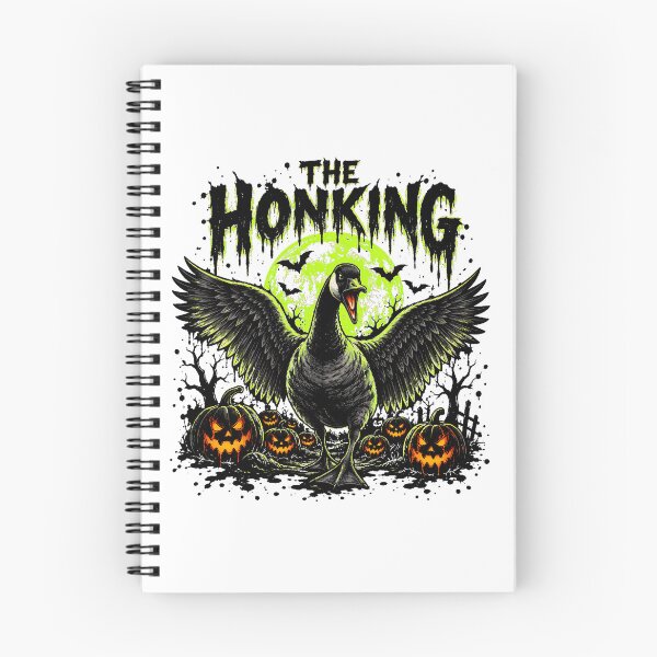 Item preview, Spooky Goose Honking Evil Pumpkin Halloween Meme designed and sold by chattsuede.