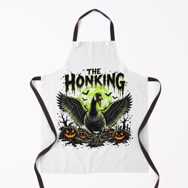 Item preview, Spooky Goose Honking Evil Pumpkin Halloween Meme designed and sold by chattsuede.