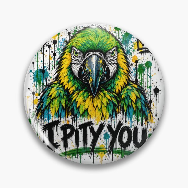Item preview, Colorful Macaw Parrot – Vibrant Tropical Bird Splash Art designed and sold by SidneiSampaioStudio.