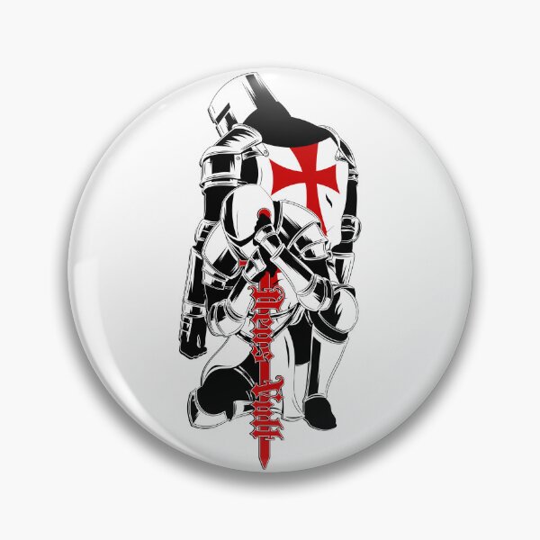 Item preview, Deus Vult | Crusader / Knight Templar | Christian medieval protector illustration designed and sold by ProdbyNiECO.
