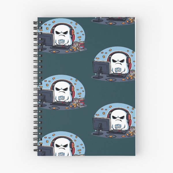 Item preview, Angry Gamer Ghost Gaming PC Headphones Funny Gamer Snack Lover designed and sold by mrworld000.