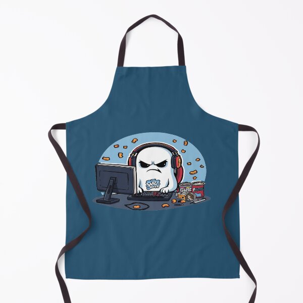 Item preview, Angry Gamer Ghost Gaming PC Headphones Funny Gamer Snack Lover designed and sold by mrworld000.