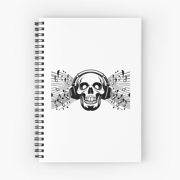 Item preview, Dj Music Skull - Black designed and sold by Contessai Babbaby.