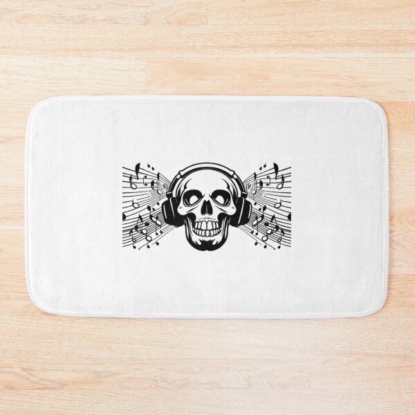 Item preview, Dj Music Skull - Black designed and sold by Contessai Babbaby.