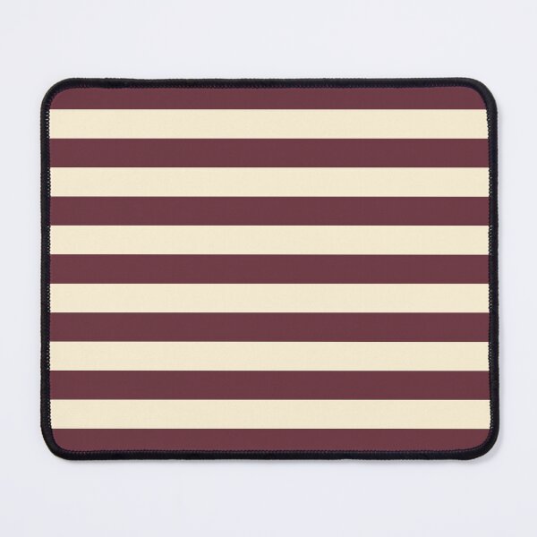 Item preview, Horizontal stripes in maroon and cream designed and sold by RishabhArts1.