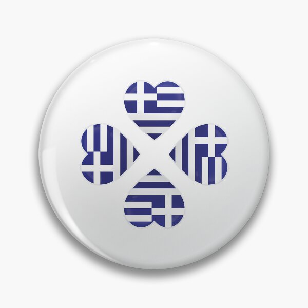 Item preview, Greece Flag Love Icon designed and sold by asiapenguinw.