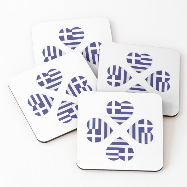 Item preview, Greece Flag Love Icon designed and sold by asiapenguinw.