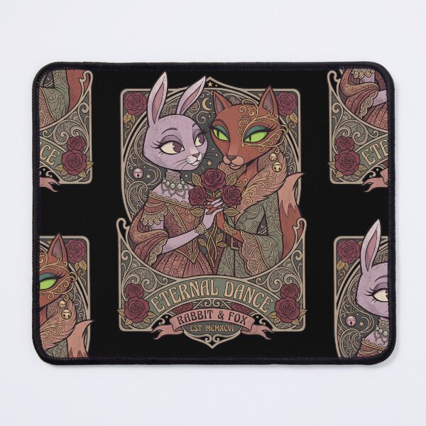 Item preview, Eternal Dance Rose – Romantic Rabbit & Fox Gothic Vintage - The Mask designed and sold by CuteKats.
