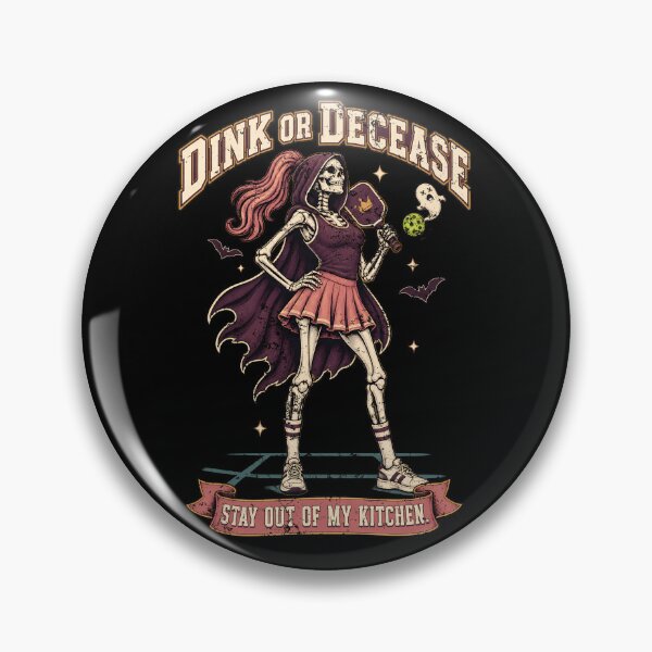 Item preview, PICKLEBALL: Dink or Decease designed and sold by IndieQuill .