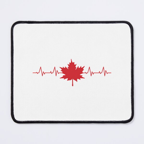 Item preview, I Love Canada Maple Leaf Heart Beats Design The Canadian Flag Icon - Wht designed and sold by asiapenguinw.
