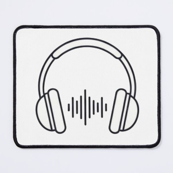 Item preview, Headphones Audio Waveform Aesthetic designed and sold by Rehnair.