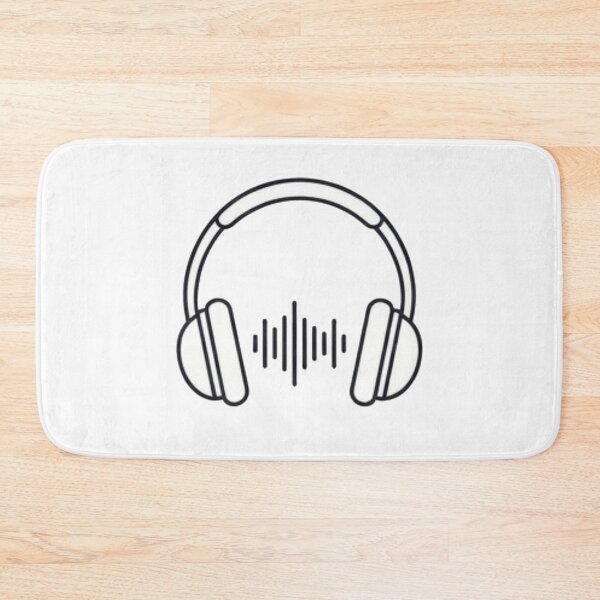 Item preview, Headphones Audio Waveform Aesthetic designed and sold by Rehnair.