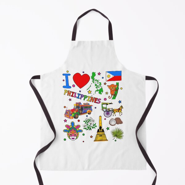 Item preview, I Love Philippines. Hand Drawn Philippine Landmarks Flag And Map designed and sold by asiapenguinw.
