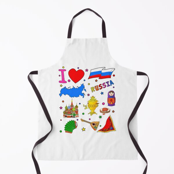 Item preview, I Love Russia. Hand Drawn Russian Landmarks Flag And Map designed and sold by asiapenguinw.