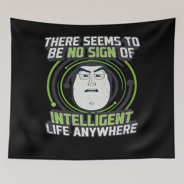 Item preview,  No Sign Intelligent Life Funny designed and sold by TwolipfweddyTM.