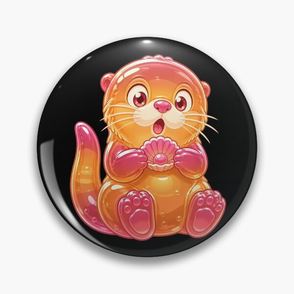 Item preview, Gummy Otter — Jelly Aesthetic Vector Character Art designed and sold by Fun2Fentastic.