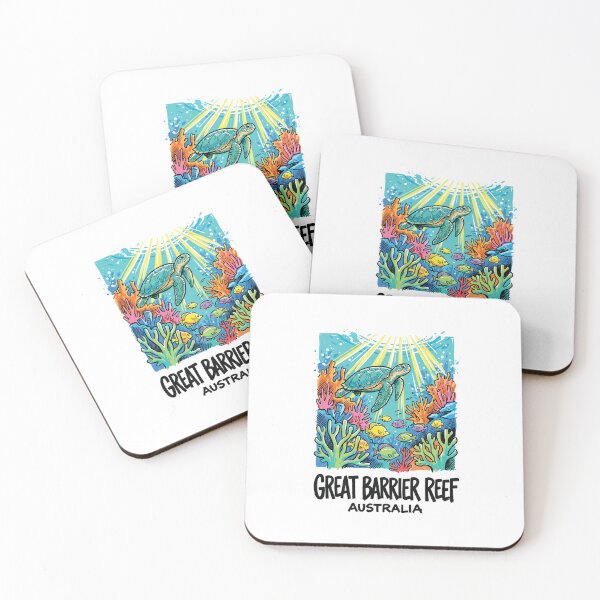 Item preview, Great Barrier Reef Australia Coral Art Print designed and sold by Merch by Das Design Studio.