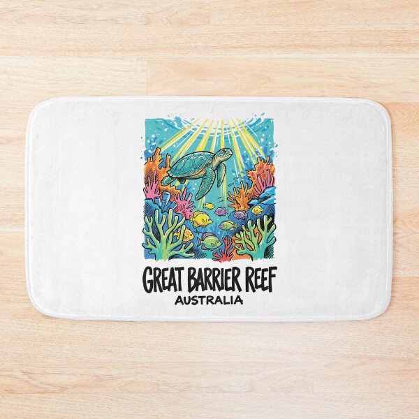 Item preview, Great Barrier Reef Australia Coral Art Print designed and sold by Merch by Das Design Studio.