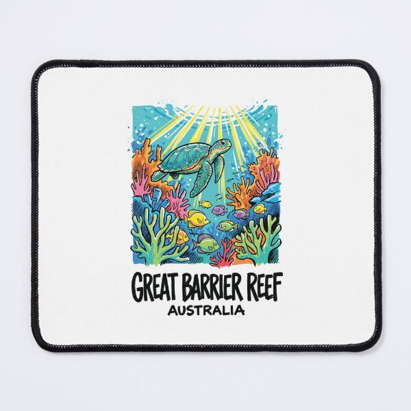 Item preview, Great Barrier Reef Australia Coral Art Print designed and sold by Merch by Das Design Studio.