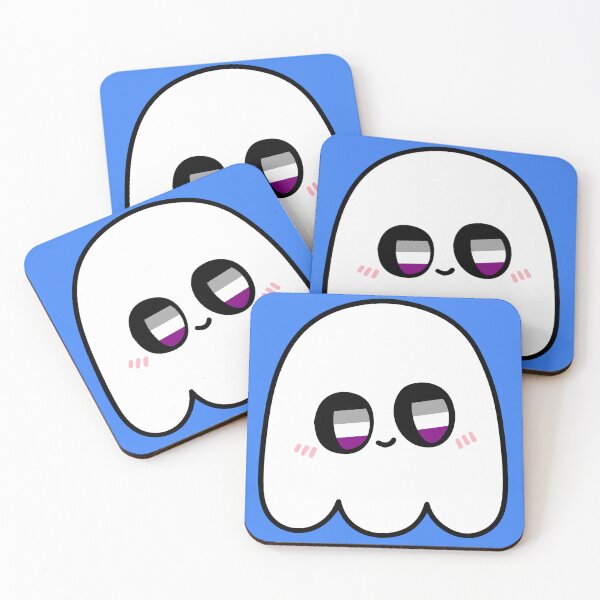 Item preview, Ace-Boo – Kawaii Asexual LGBTQ Halloween Ghost designed and sold by Cannaxes Studio.