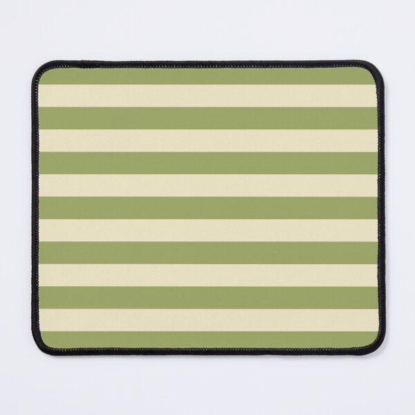 Item preview, Horizontal stripes in pistachio green and cream designed and sold by RishabhArts1.